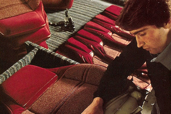 Hoover Universal employees assembling seats, 1983