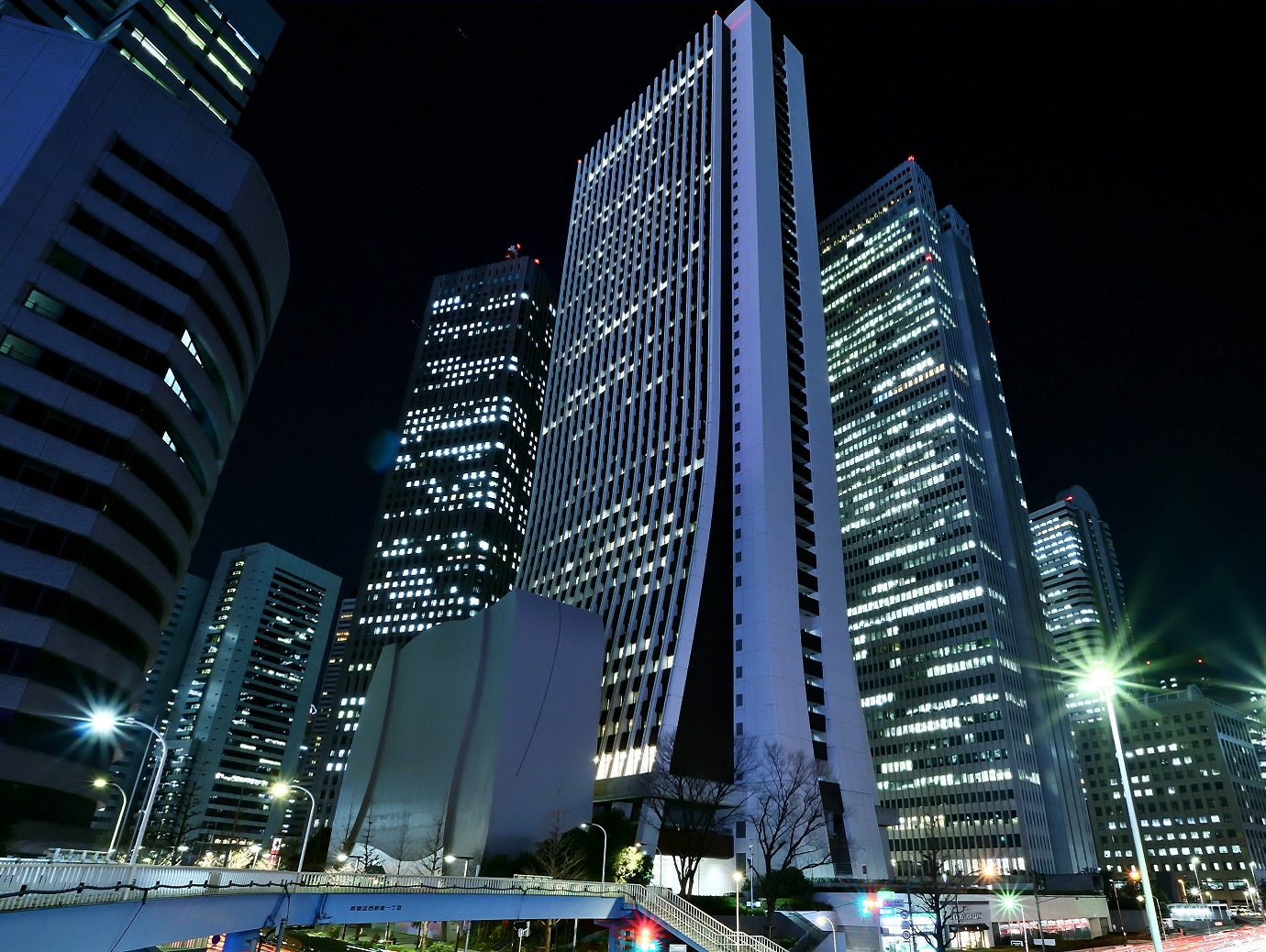 Buildings night view