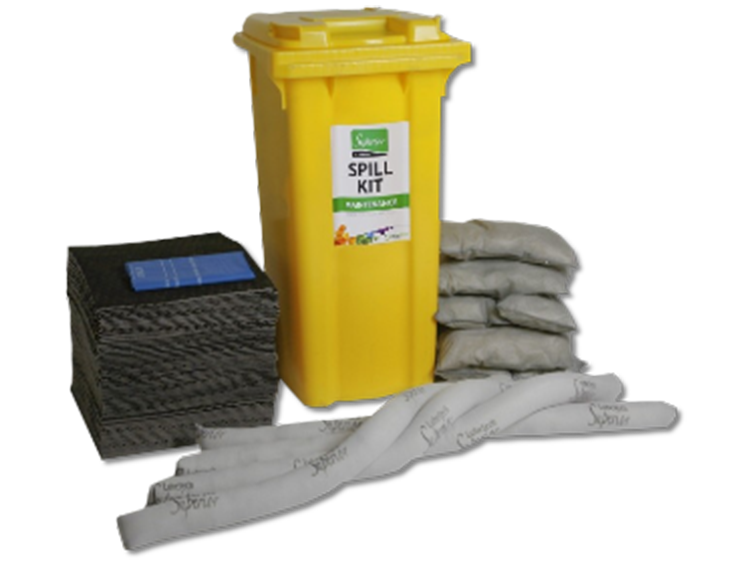 Lubetech Superior Chemical Wheeled Bin Spill Kit