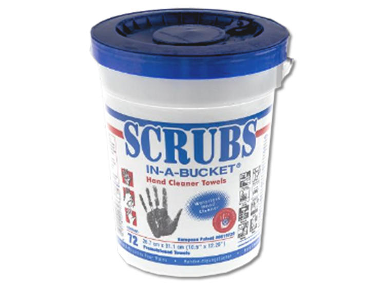 Rocol Industrial Scrubs Bucket of 72 Hand Wipes
