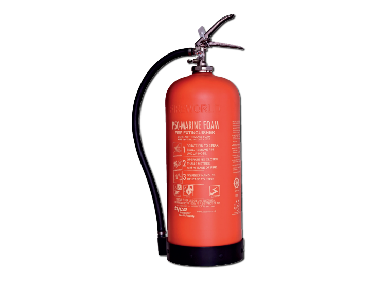 P50 Composite Fire Extinguisher for Marine Applications 