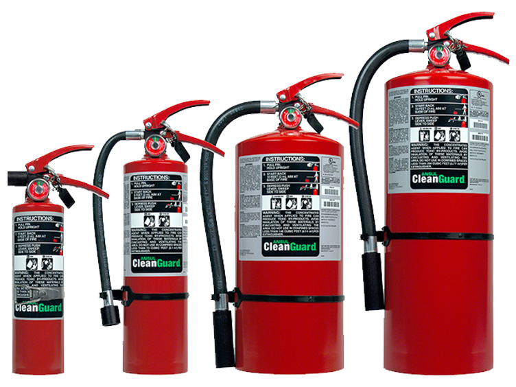 ANSUL clean agent hand-portable fire extinguisher