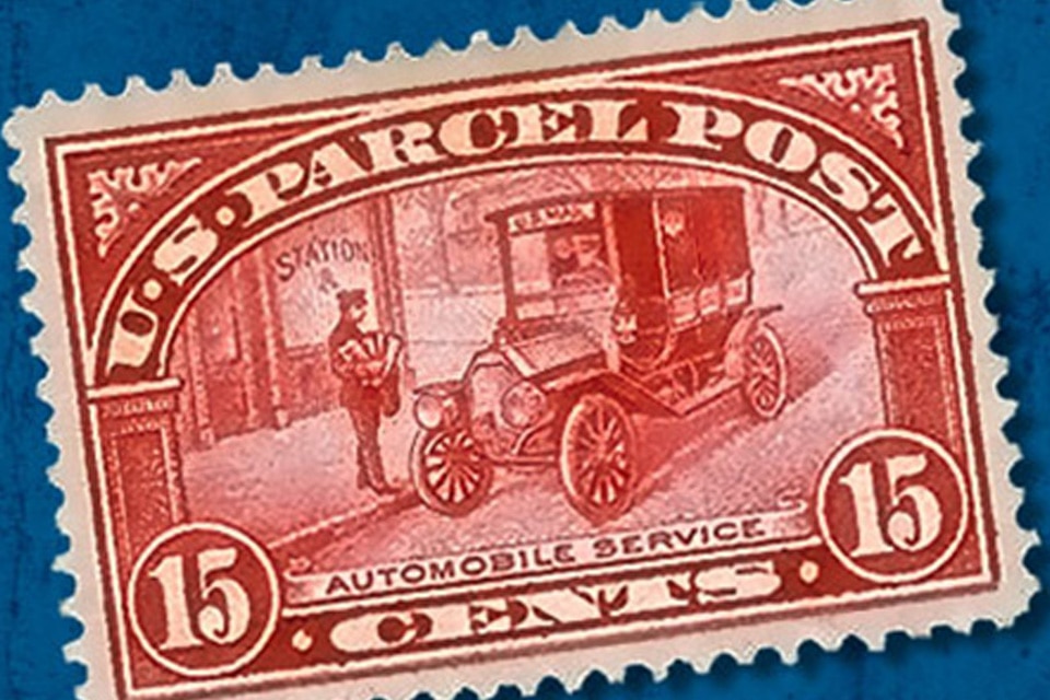 Johnson Service Company's 15-cent U.S. postage stamp