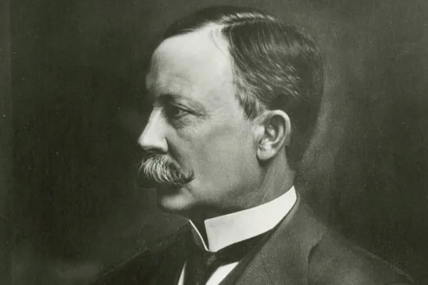 profile view of Warren Seymour Johnson, founder of Johnson Controls