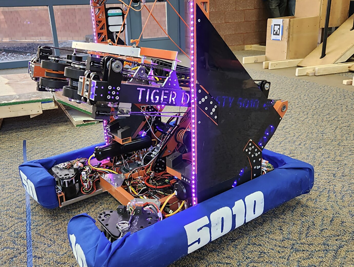 Johnson Controls provides support to FIRST Robotics teams that have Johnson Controls employee volunteers.