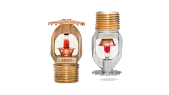 Two Standard Spray fire sprinklers from Tyco