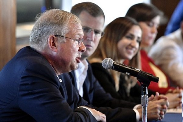 Clay Nesler at Johnson Controls Smart Ready Panel discussion