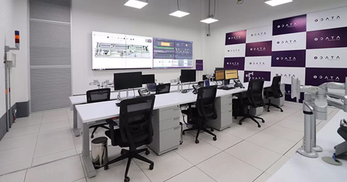 An office in ODATA data center