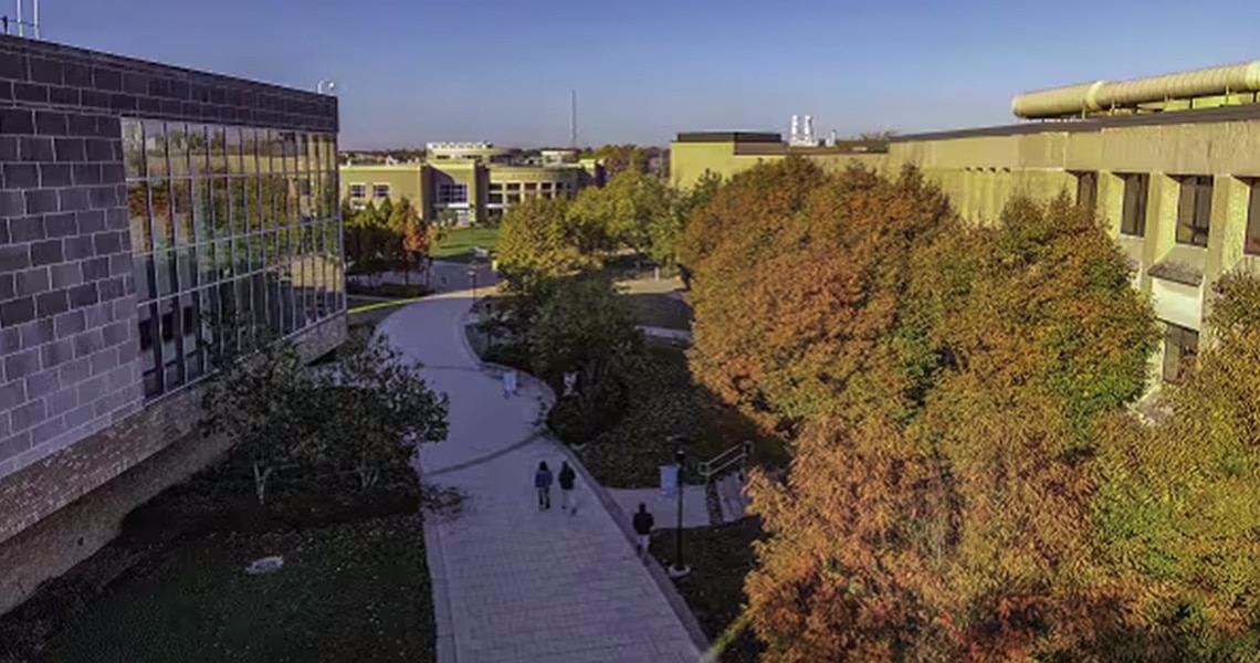 Bird's eye view of the Missouri University of Science and Technology campus