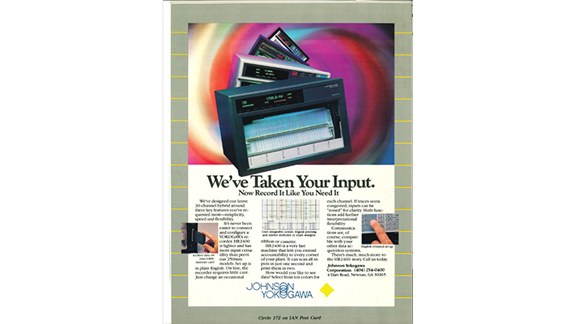 An ad from the Johnson Yokogawa Corp. from the early 1990s