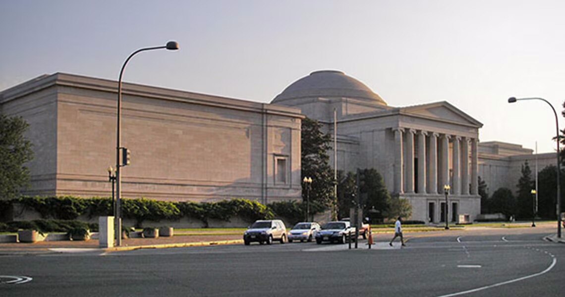 Exterior of the National Gallery of Art at Washington