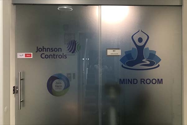 The entrance of the Mind Room.