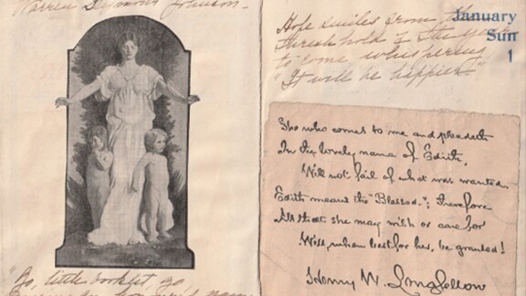 A poem written by Henry W. Longfellow 32 years earlier