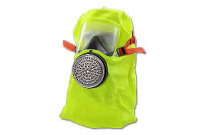 escape respirator for hazardous atmosphere
