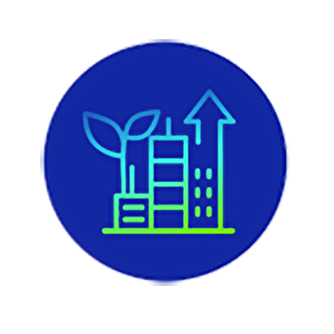 Icon for increase energy savings and sustainability