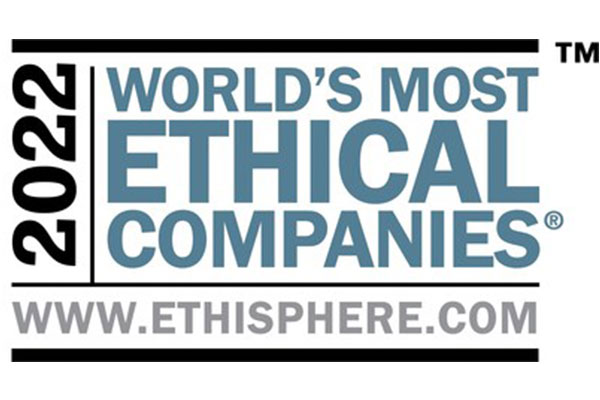 Banner for World's Most Ethical Companies 2022 by Ethisphere