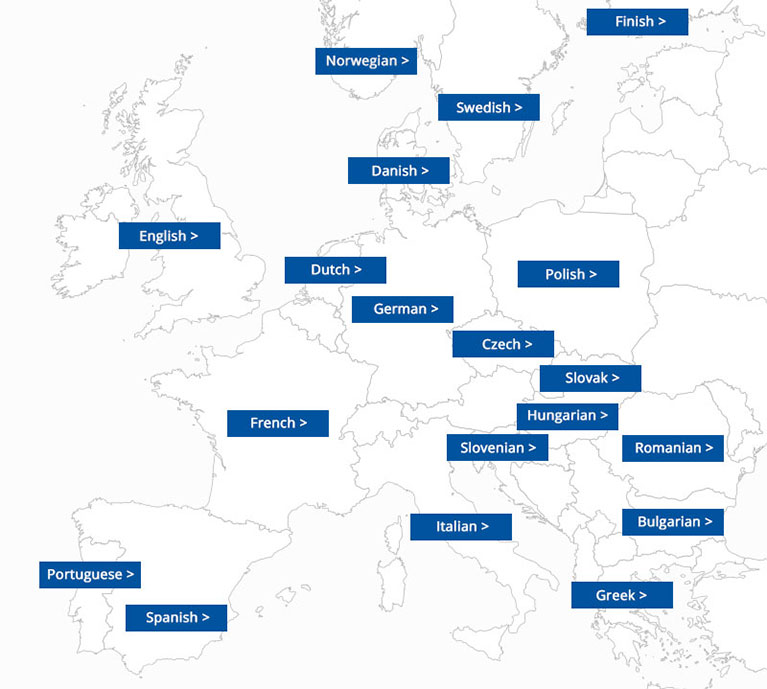 Map depicting the European Economic Areas under Johnson Controls Binding Corporate Rules