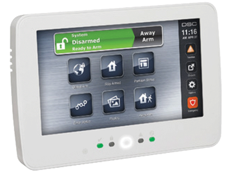 7-inch TouchScreen Alarm Keypad (HS2TCHP)