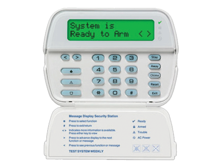 PowerSeries 64-Zone LCD Full-Message Keypad